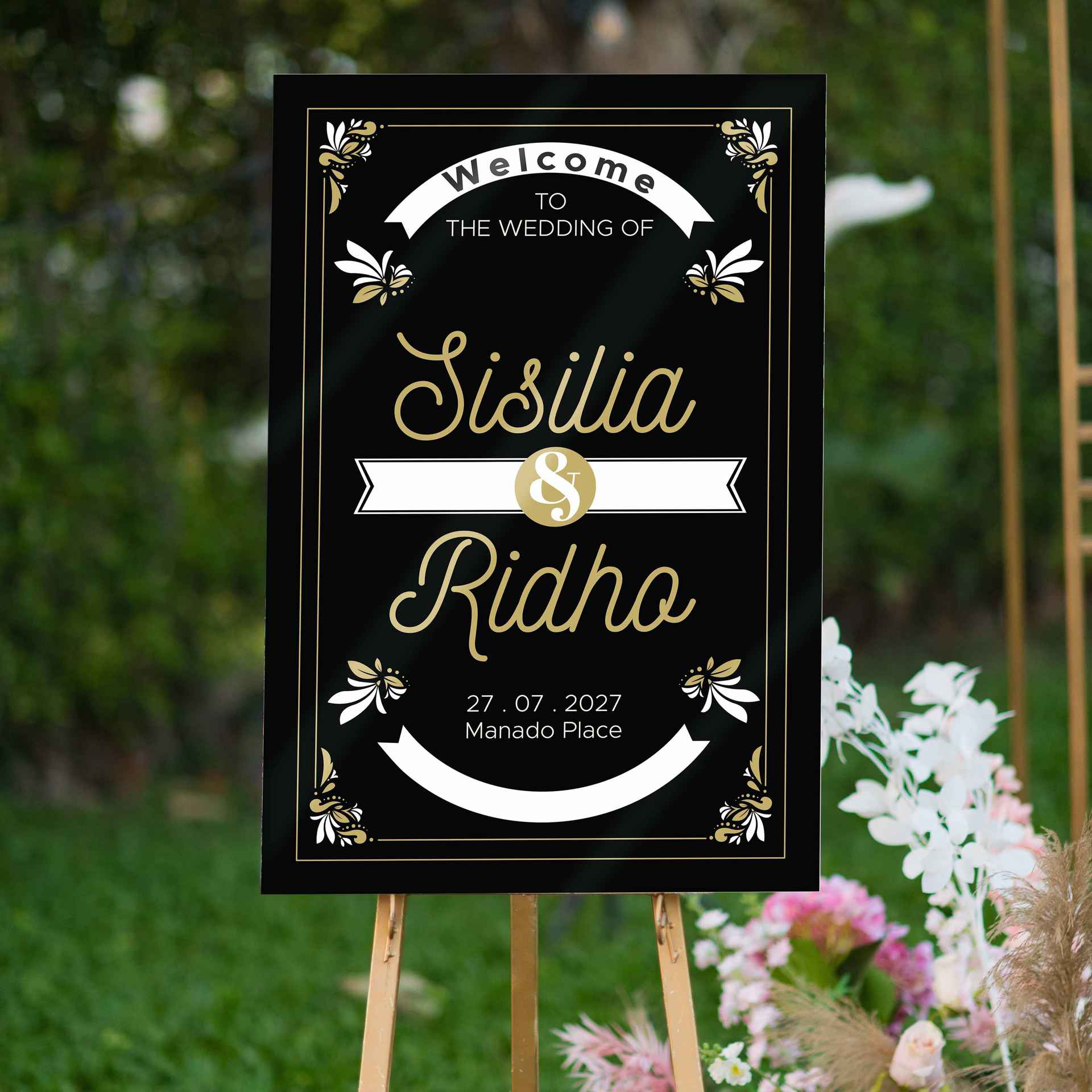 Welcome Sign The Formal Union of Our Love - Image 1